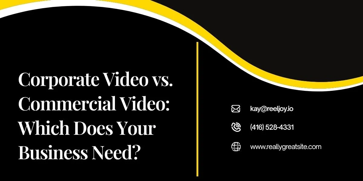 Corporate Video vs Commercial Video